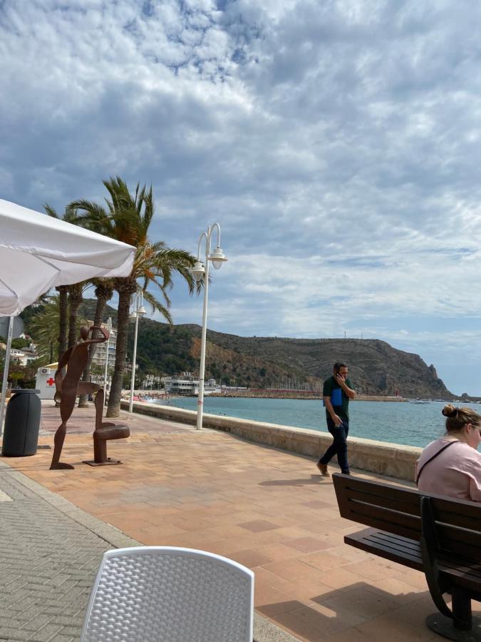 Javea Au Port Vue Mer Devant La Plage Grand Appartement Terrasse Clim Et Wifi Экстерьер фото